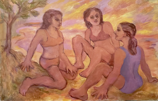 i.33. sharing secrets acrylic/canvas